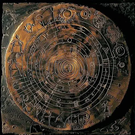 Illustration of a solar calendar